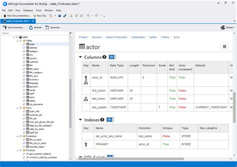 DbForge Documenter for SQL
